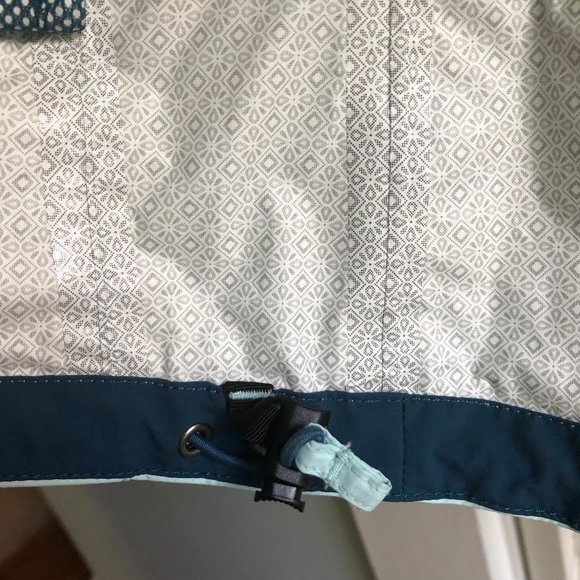 North Face Robin's Egg Blue Venture Rain Jacket - Picture 5 of 11